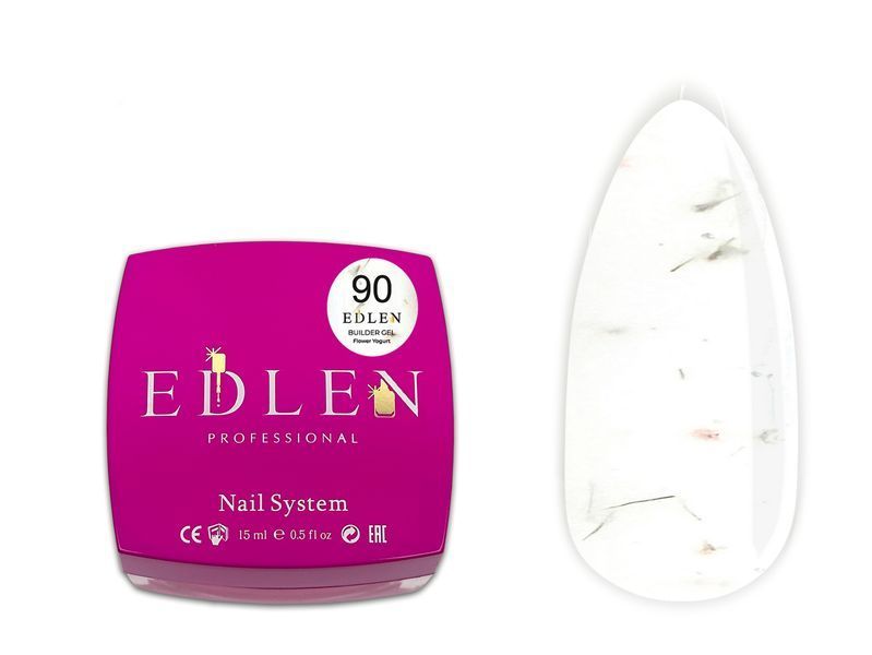 Гель Builder gel Edlen Flower Yogurt №90, 15 мл 195158212 фото