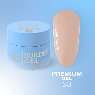 Гель для нарощування Premium Gel №33, 15 мл 293244769 фото
