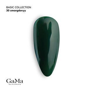Гель-лак GA&MA Basic collection smargdovyy 030, 10 мл 1994066674 фото