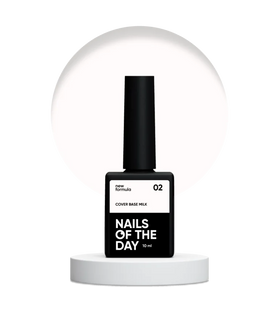 Nailsoftheday Cover base NEW Formula milk 02, 10 мл 4821212130004 фото