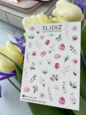 Слайдер-дизайн SLIDIZ водна наклейка для нігтів, №137 1829752112 фото