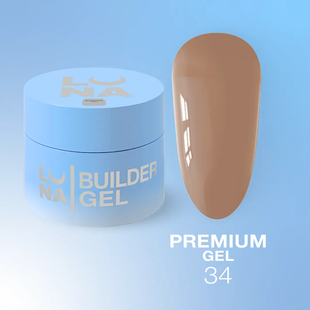 Гель для нарощування Premium Gel №34, 15 мл 293244772 фото