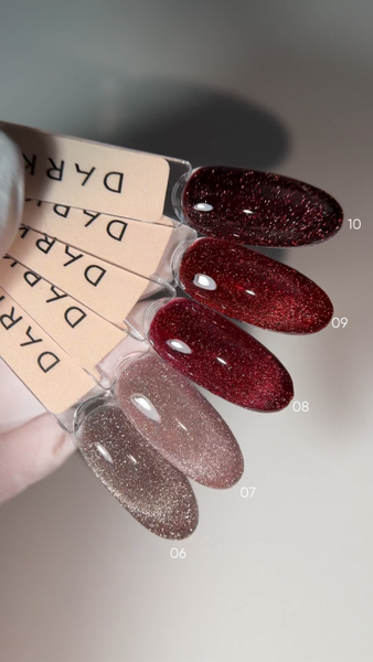 Dark gel polish Night Cat 10, 10 ml DarkNightCat10 фото