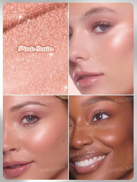 copy_Хайлайтер-стик для обличчя Sheglam Buttery Bling Highlight Stick, Pink Satin, 6 г copy_SGG15 фото