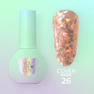 Камуфлююча база You Are Cute Cover Base №26, 5 мл YACC26 фото
