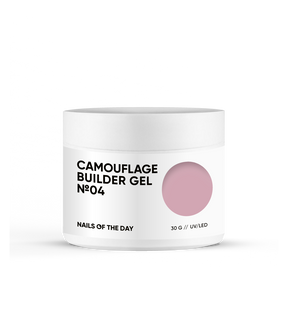 NAILSOFTHEDAY Camouflage builder gel 04 — нюдовий камуфлюючий будівельний гель для нігтів, 30 г 4820020880002 фото