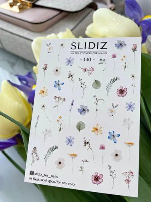 Слайдер-дизайн SLIDIZ водна наклейка для нігтів, №140 1829763606 фото