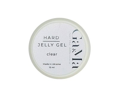 Гель Ga&Ma Hard Jelly gel clear, 15 мл 7701671 фото