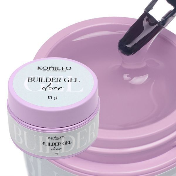 Гель Komilfo Builder Gel Clear, 15 гр 685001 фото