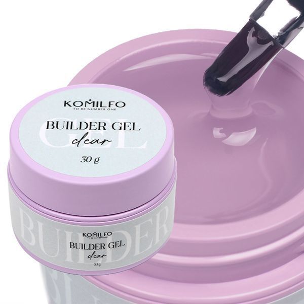 Гель Komilfo Builder Gel Clear, 30 гр 685002 фото