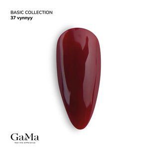 Гель-лак GA&MA Basic collection vynnyy 037, 10 мл 1994069664 фото