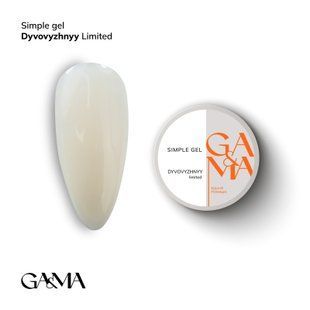 Гель Ga&Ma Simple gel Dyvovyzhnyy, 15мл 1723949017 фото