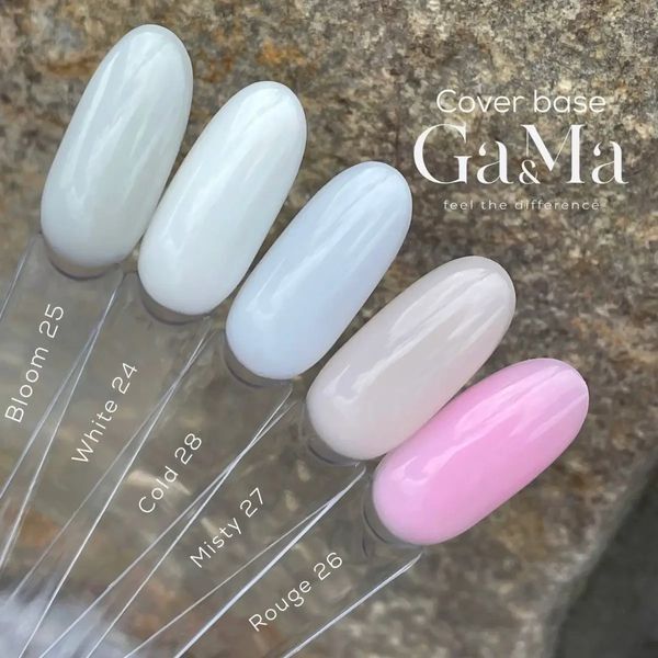 Камуфлююча база GA&MA Cover base 024 White, 15 мл 1815629926 фото