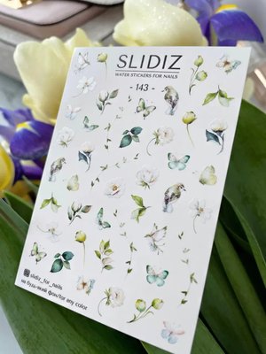 Слайдер-дизайн SLIDIZ водна наклейка для нігтів, №143 1829774495 фото
