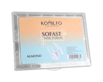 Komilfo SoFast Nail Forms Almond, 240 шт 1681838988 фото