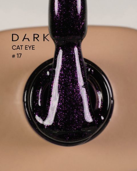 Гель-лак Dark gel polish Cat Eye 17, 6 мл DCE17 фото