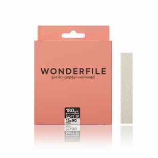 Файл-смужка Wonderfile на піні 90х15мм -180 грит для пилки 130х15 мм (50 шт/уп) WFFT130/180 фото