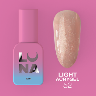 Рідкий Гель Luna Light Acrygel №52, 13 мл 20703179 фото