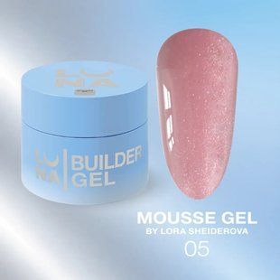 Гель для нарощування luna Mousse Gel 05, 30 мл ML05 фото