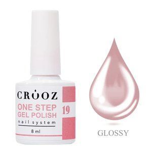 Crooz Однофазний гель лак One Step Gel Polish №19, 8мл 0033521 фото