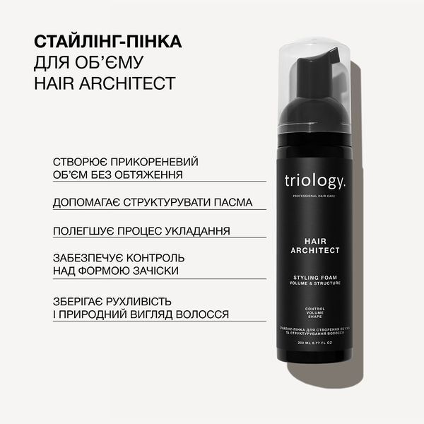 Амінокислотний спрей для прикореневого об&rsquo;єму та створення текстури Hair Architect Triology., 200 мл TM08 фото