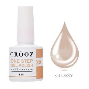 Crooz Однофазний гель лак One Step Gel Polish №20, 8мл 0033522 фото