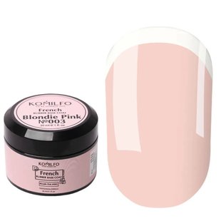 База Komilfo French Rubber Base 003 Blondie Pink, 30 мл (без кисточки) 1685648025 фото