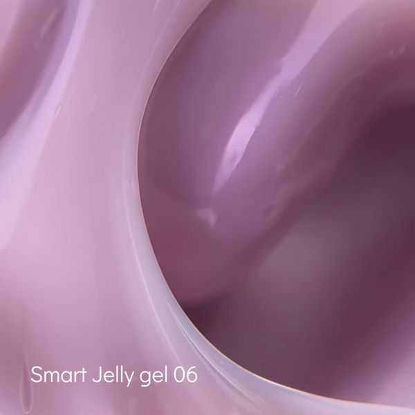 NAILSOFTHEDAY Smart Jelly gel 06 — лілово–рожевий будівельний гель желе для нігтів, 15 мл 4828632100709 фото