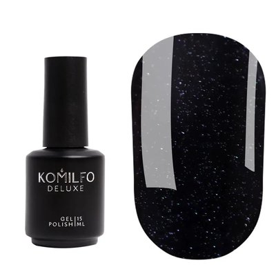 Komilfo Glitter Top – топ для гель-лаку з гліттером без липкого шару, 15 мл 1686173944 фото