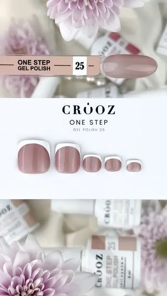Crooz Однофазний гель лак One Step Gel Polish №25, 8мл 0033527 фото