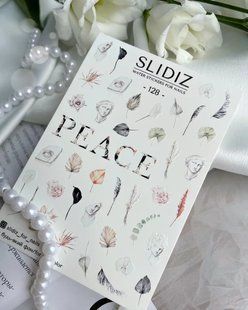 Слайдер-дизайн SLIDIZ водна наклейка для нігтів, №128 1829536548 фото