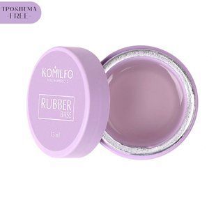 База Komilfo Rubber Base Coat &mdash; каучуковая база для гель-лака без кисточки, 15 мл 1685342682 фото