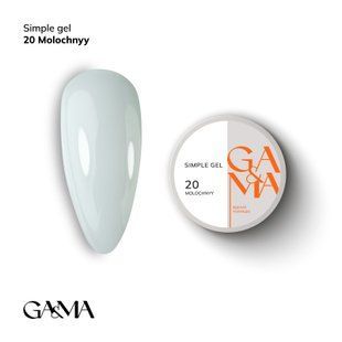 Гель Ga&Ma Simple gel 020, 15мл 1723949003 фото