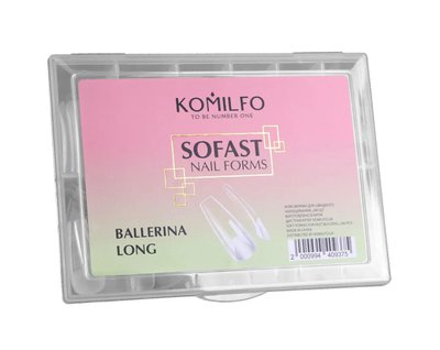Komilfo SoFast Nail Forms Ballerina Long, 240 шт 1681842416 фото