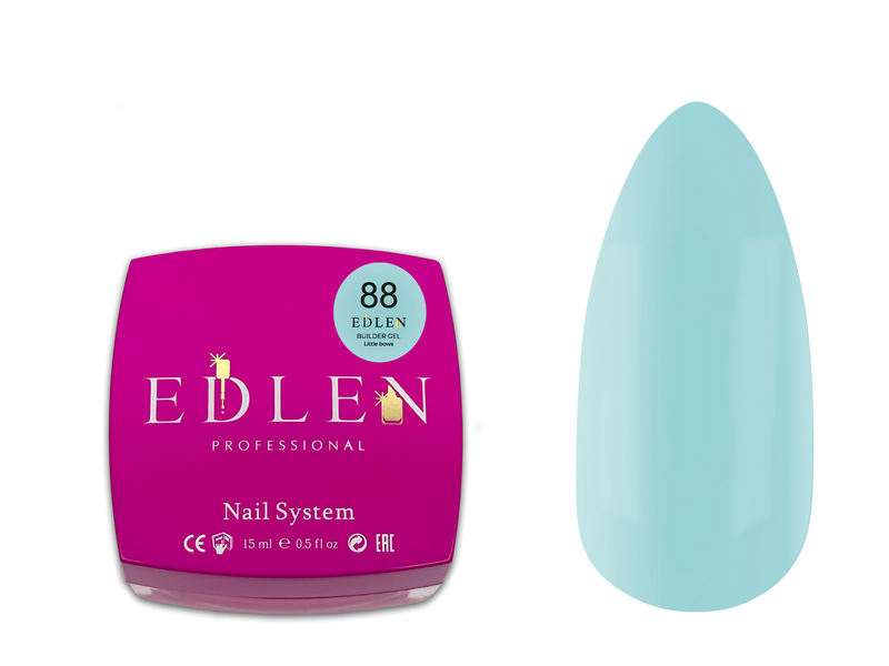 Гель Builder gel Edlen Little bows №88, 15 мл 195158208 фото