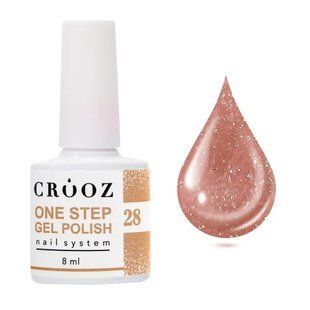 Crooz Однофазний гель лак One Step Gel Polish №28, 8мл 0033530 фото