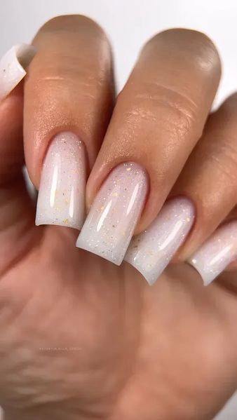 Гель Crooz Gemstone молочно-білий із золотистими блискітками 01, 15 мл CG01 фото