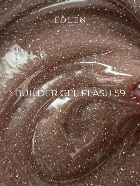 Гель Builder gel Edlen Flash №59, 15 мл 195158134 фото
