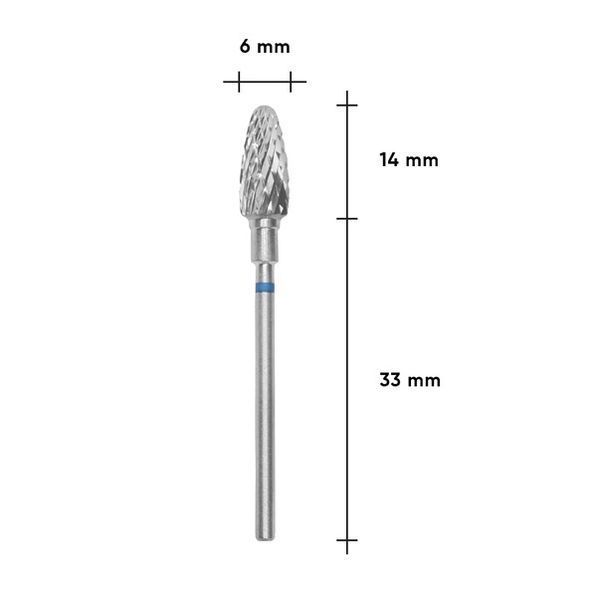 Фреза твердосплавна Кукурудза STALEKS PRO EXPERT 6 х 14 мм синя FT90B060/14 фото