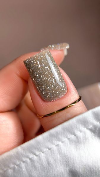 Гель-лак BIBLIOTEKA Flash Gel Polish № 05 Skin Glow &ndash; Холодне золото, 10 мл BF05 фото