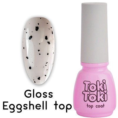 Топ без липкого шару Toki-Toki Gloss Eggshel Top 2002508 фото