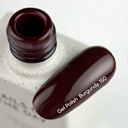 NAILSOFTHEDAY Gel polish Burgundy &mdash; темно-бордовий гель-лак, що перекривається в один шар, 10 мл 4827784100001 фото