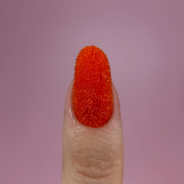 Оксамитова пудра для нігтів "Fluffy", ТМ "Easy to be professional", колір "Orange" 4820257330226 фото