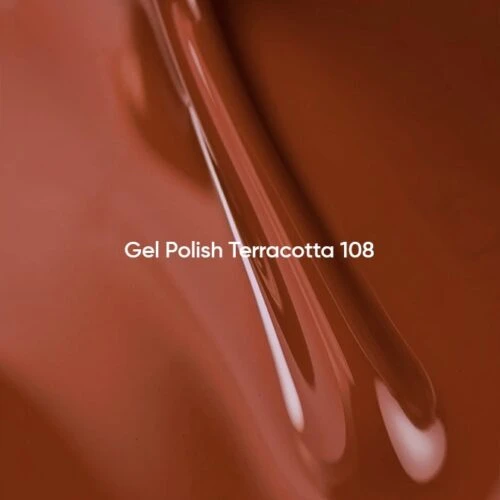 NAILSOFTHEDAY Gel polish Terracotta &mdash; теракотовий (цегляно-коричневий) гель-лак, що перекривається в один шар, 10 мл 4827784100009 фото