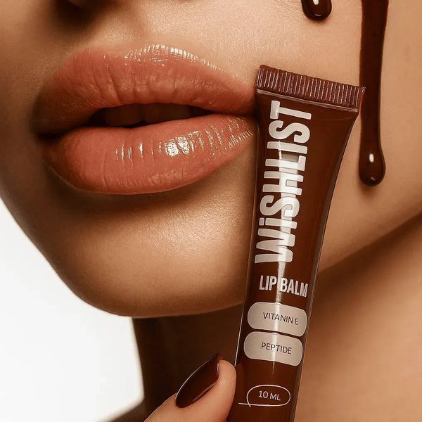 Бальзам-блиск для губ espresso noir wishlist, 10 мл + іграшка-брелок "тьотя хоче дядю" WL-03-657 фото
