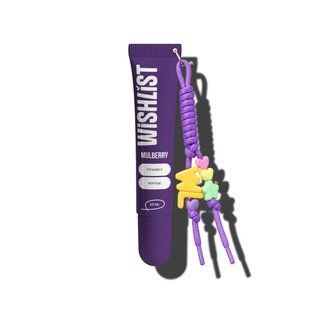 Бальзам-блиск для губ mulberry wishlist lip gloss balm, 10 мл + брелок-шнурок WL-03-461 фото