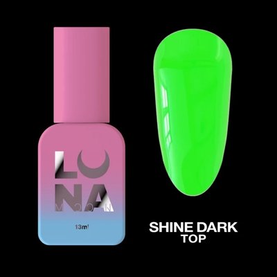 Luna Top Shine Dark Green, 13 мл 1724039788 фото