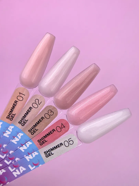 Гель для нарощування Luna Shimmer Gel №4, 15 мл LS0415 фото