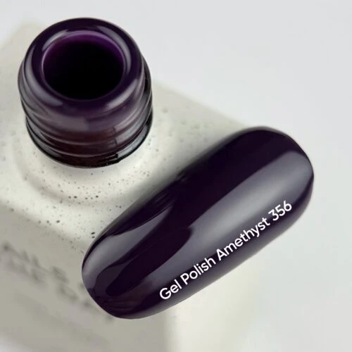 NAILSOFTHEDAY Gel polish Amethyst &mdash; темно-фіолетовий гель-лак, що перекривається в один шар, 10 мл 4827784100004 фото