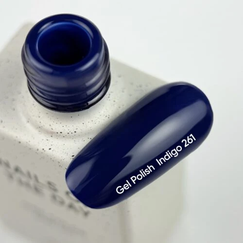 NAILSOFTHEDAY Gel polish Indigo &mdash; темно-синій гель-лак, що перекривається в один шар, 10 мл 4827784100008 фото